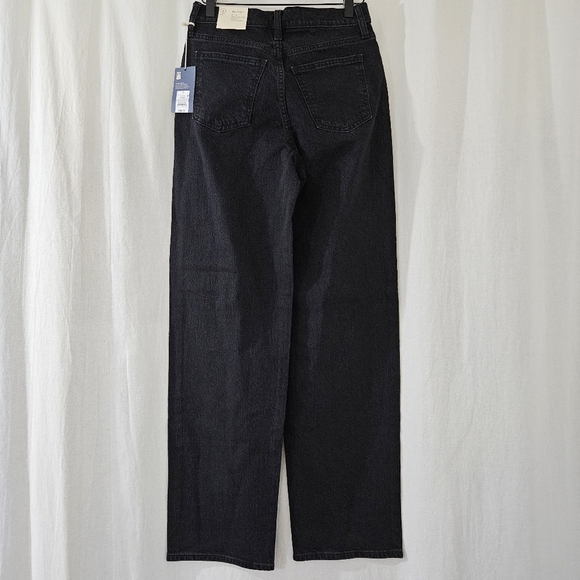 Universal Thread Embellished Mid-Rise 90s Baggy Jeans in Black Size 0 - Picture 5 of 11